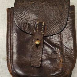 Swedish Model 37 BAR Leather Magazine Pouches Pochette pour  2 chargeurs pour le FM BAR suédois)