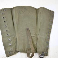 Guetre jambière US ARMY leggings canvas M-1938 taille 3R  pied droit droite (A)