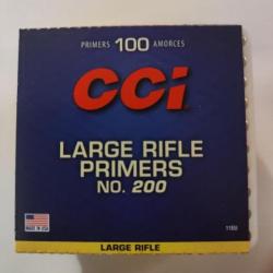 Lot 100 Amorces large rifle CCI no 200