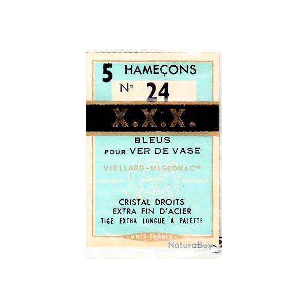 Hameons bleus VMC - n 24 - sachet de 5 pices