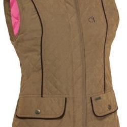 Gilet de chasse femme JAMIE sans manches Tabac Club Interchasse-XL