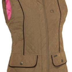 Gilet de chasse femme JAMIE sans manches Tabac Club Interchasse-XL