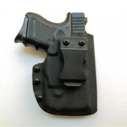 Offre spéciale Police Gendarmerie Holster Inside KYDEX Glock 26 TLR6 Droitier
