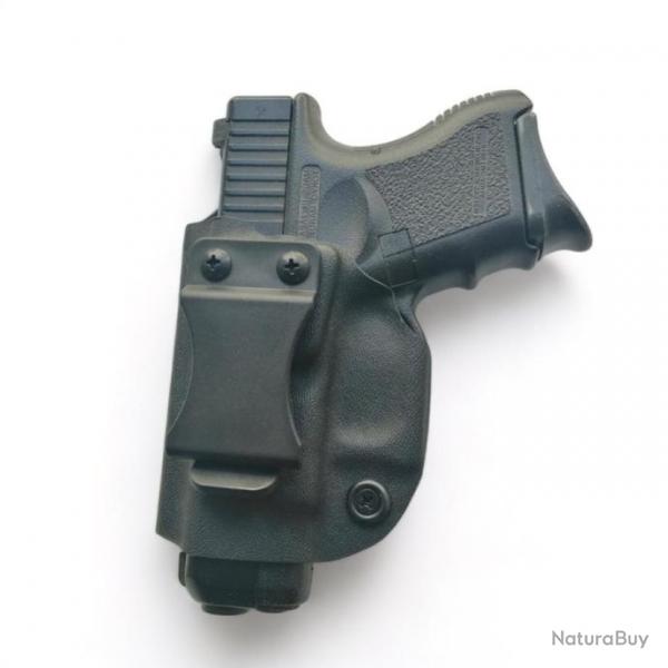 Offre spciale Police Gendarmerie Holster Inside KYDEX "Compact IWB" Glock 26 Gaucher