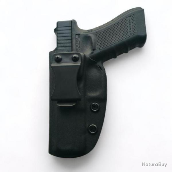 Offre spciale Police Gendarmerie Holster Inside KYDEX "Discret IWB" Glock 17 Gaucher