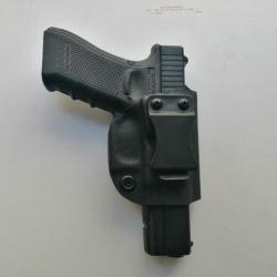 Offre spéciale Police Gendarmerie Holster Inside KYDEX "Compact IWB" Glock 17 Droitier