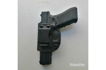 La Gracery Holster Étui de Pistolet Universel pour IWB OWB, Droite, Gauche,  caché vers l'intérieur, pour Transporter Toutes Les Armes de Poing  similaires. S & W M & P Bouclier Glock 