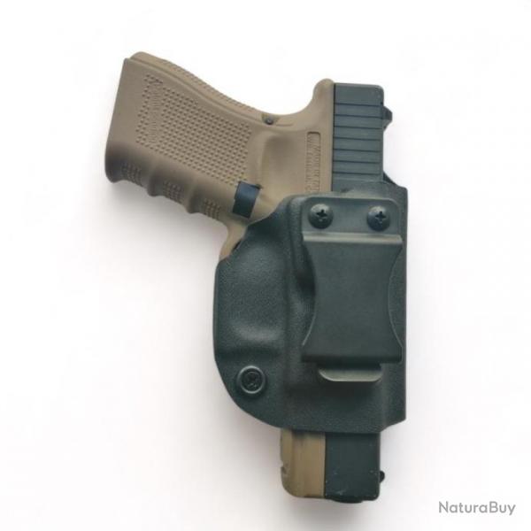 Offre spciale Police Gendarmerie Holster Inside KYDEX "Compact IWB" Glock 19 Droitier