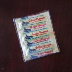 US WW2 - Une pochette de 3 pr&eacute;servatifs de la marque "Golden Pheasant".