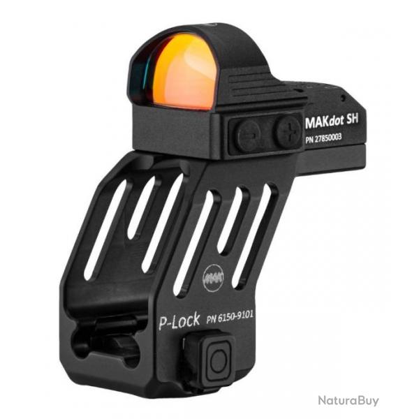 Montage Mak P-lock avec point rouge pour Glock gen5