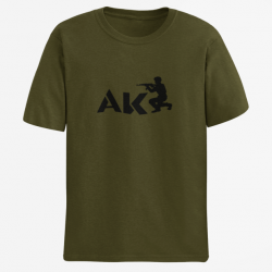 T shirt ARME AK 3 Army Noir