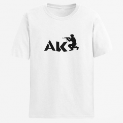 T shirt ARME AK 3 Blanc