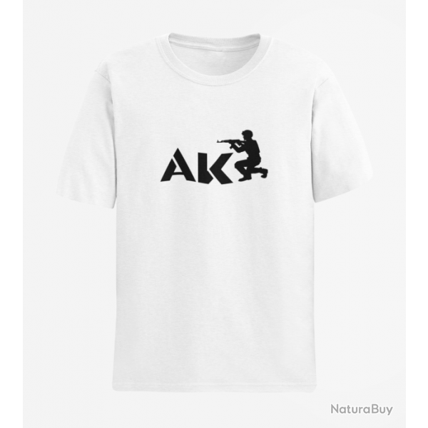 T shirt ARME AK 3 Blanc
