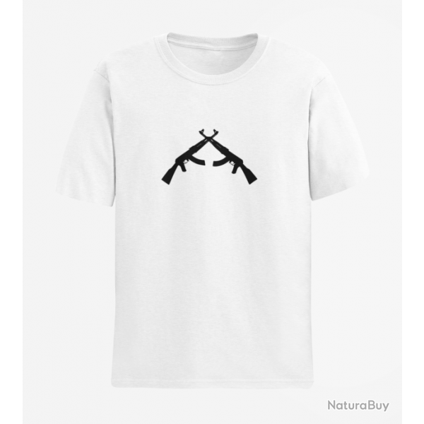 T shirt ARME AK 4 Blanc