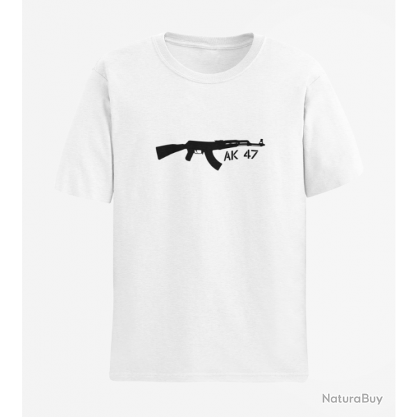 T shirt ARME AK 5 Blanc
