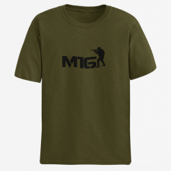 T shirt ARME M16 3 Army Noir