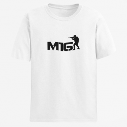 T shirt ARME M16 3 Blanc