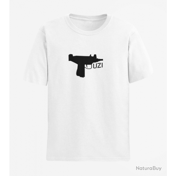 T shirt UZI Blanc