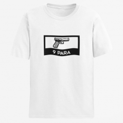 T shirt Glock 9 Para Blanc
