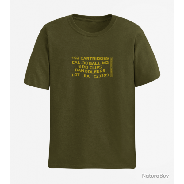T shirt CAISSE MUNITIONS 30 Army