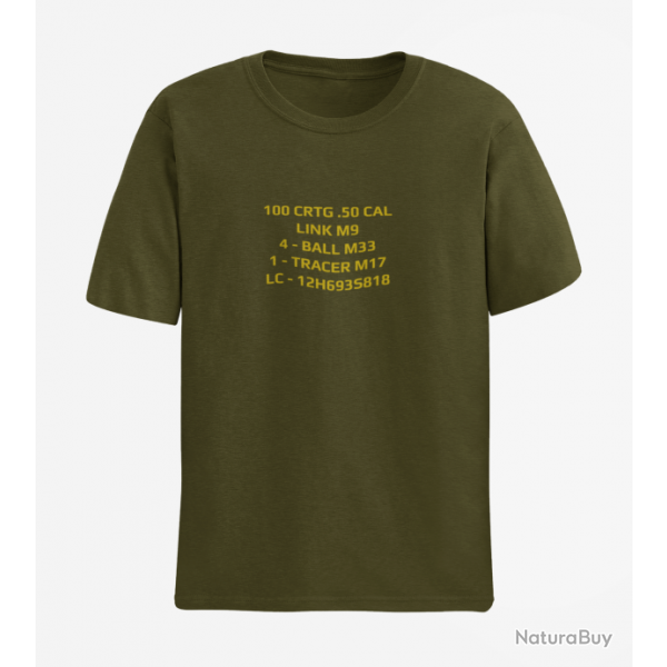T shirt CAISSE MUNITIONS 50 Army