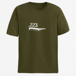 T shirt CARTOUCHE 223 rem Army Blanc