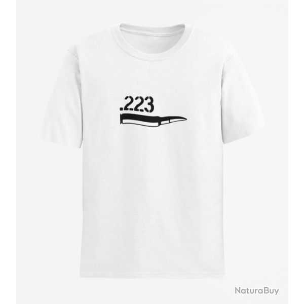 T shirt CARTOUCHE 223 rem Blanc