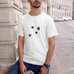 T SHIRT Impacts de balles