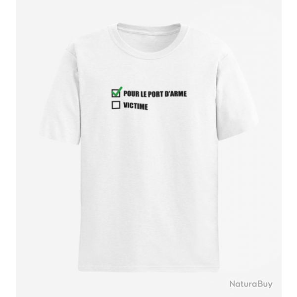 T shirt PORT D ARMES Blanc