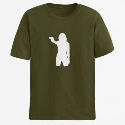 T shirt FEMME Arme de Poing Army Blanc