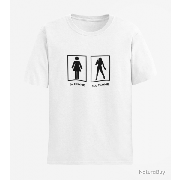 T shirt TA FEMME MA FEMME Blanc