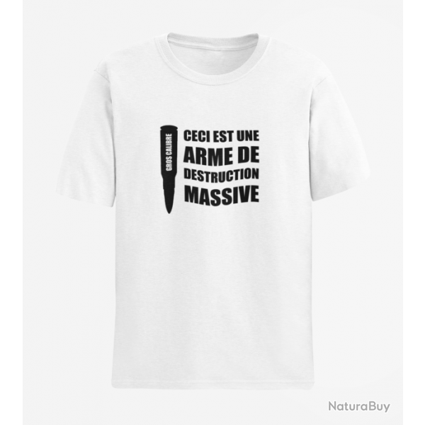 T shirt ARME DE DESTRUCTION MASSIVE Blanc