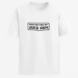 T shirt PROTECTED BY 223 Blanc
