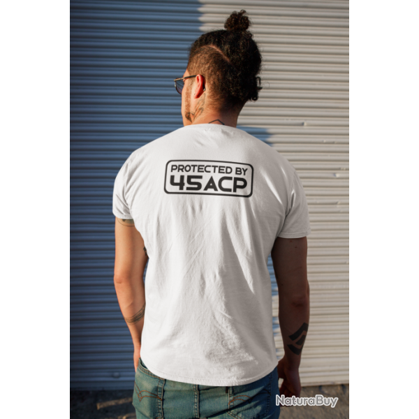 T SHIRT PROTECTED BY 45 ACP