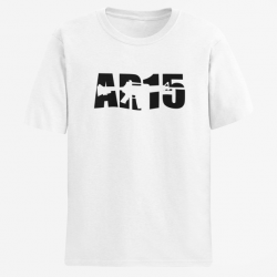 T shirt Armes AR15 2 Blanc