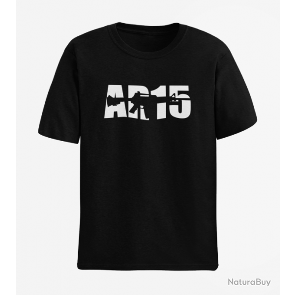 T shirt Armes AR15 2 Noir