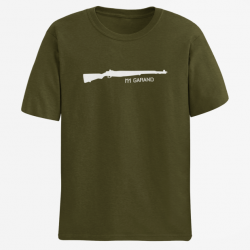 T shirt Armes M1 Garand Army Blanc