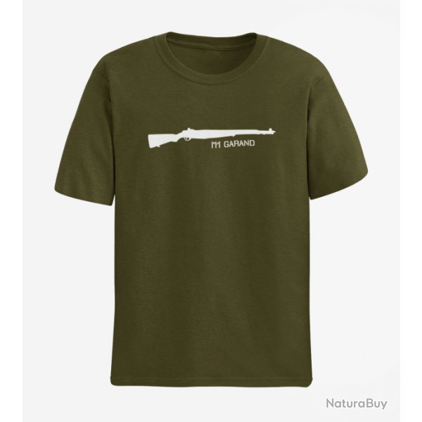 T shirt Armes M1 Garand Army Blanc