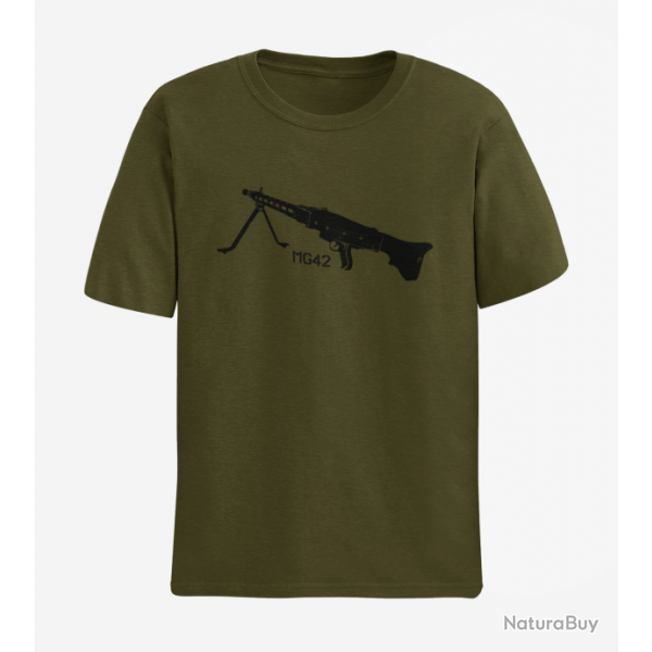 T shirt Armes MG42 2 Army Noir