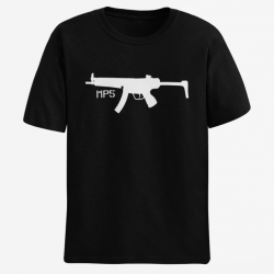 T shirt Armes MP5 3 Noir
