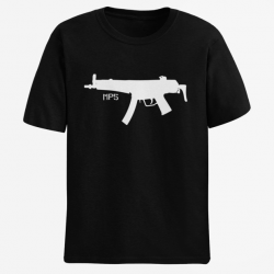 T shirt Armes MP5 4 Noir