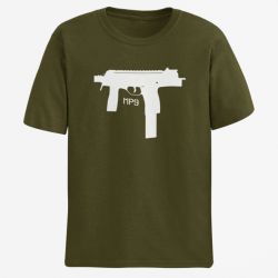 T shirt Armes MP9 Army Blanc