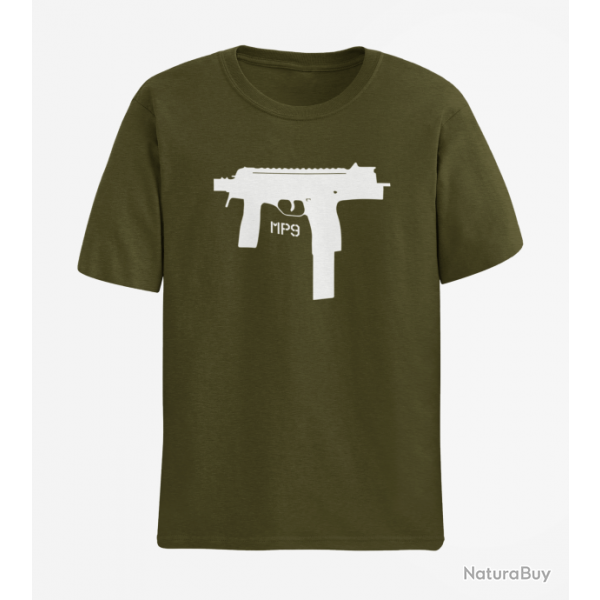 T shirt Armes MP9 Army Blanc