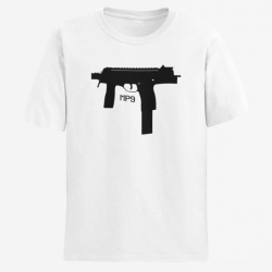 T shirt Armes MP9 Blanc