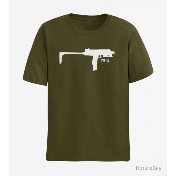 T shirt Armes MP9 2 Army Blanc