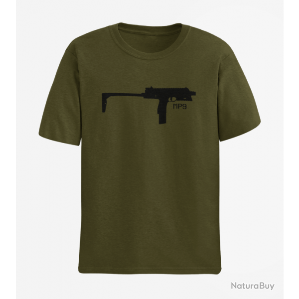 T shirt Armes MP9 2 Army Noir