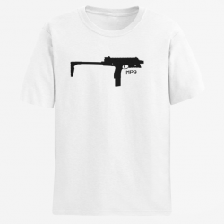 T shirt Armes MP9 2 Blanc