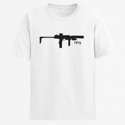 T shirt Armes MP9 3 Blanc