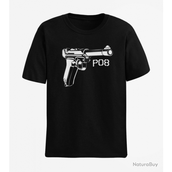T shirt Armes P08 Noir