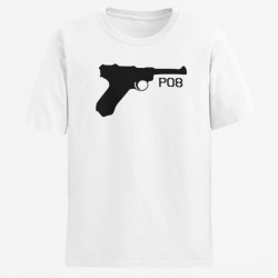 T shirt Armes P08 2 Blanc
